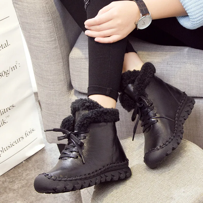 Handmade-Ankle-Boots-Martin-Flat-Boots-100-Real-Genuine-Leather-Shoes-Retro-Winter-Snow-Boots-Botines (3)
