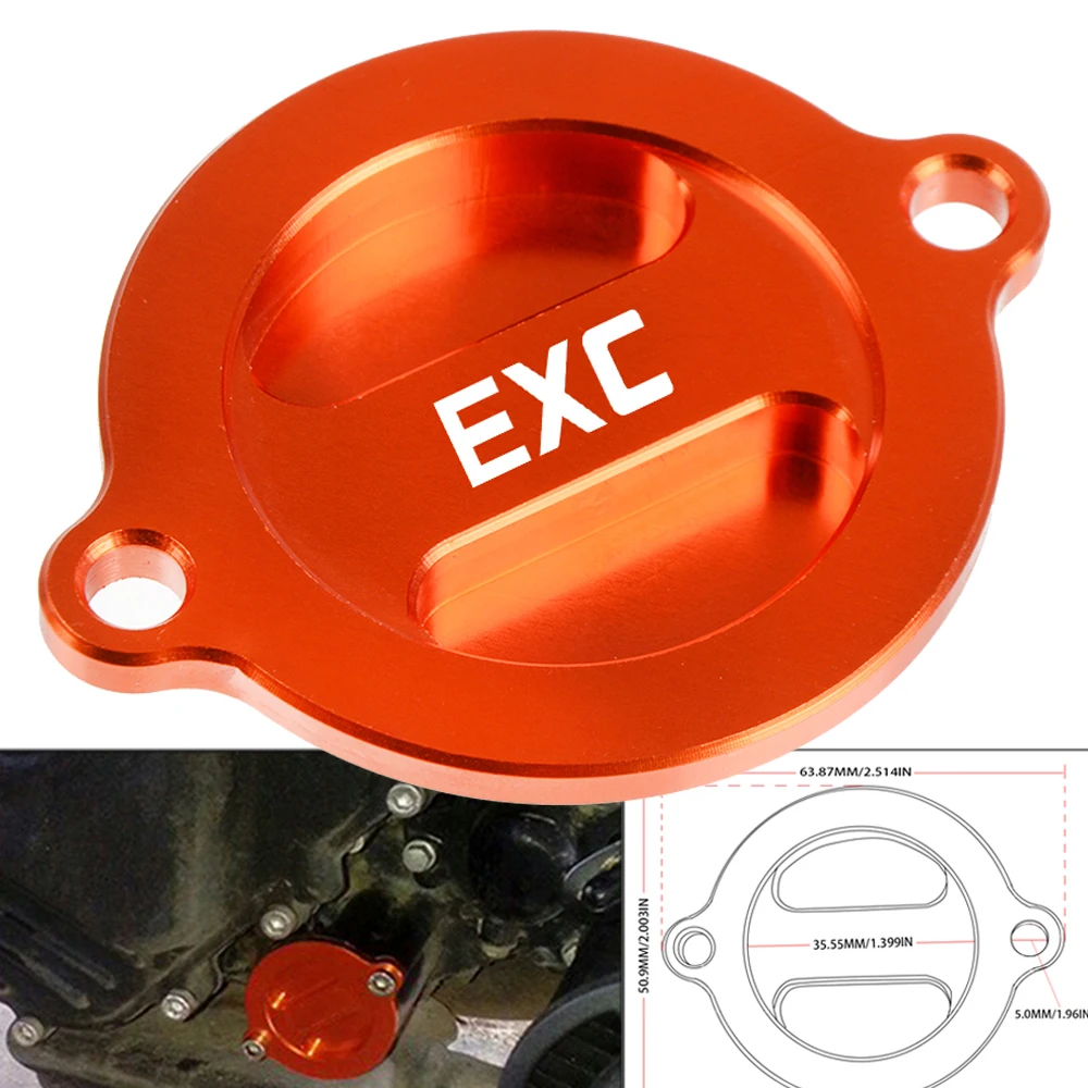 For KTM 400EXC 450EXC 530EXC EXC 400 450 530 Motorcycle Motorbike CNC Aluminum Orange Engine Oil Filter Cover Cap Tank Cap Cover
For KTM 400EXC 450EXC 530EXC EXC 400 450 530 Motorcycle Motorbike CNC Aluminum Orange Engine Oil Filter Cover Cap Tank Cap Cover