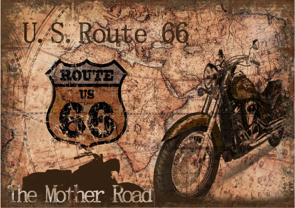 7x5FT Vintage Retro Motorcycle Motor Route 66 Map Mother Road Custom Photo Studio Backdrop Background Vinyl 220cm x 150cm
7x5FT Vintage Retro Motorcycle Motor Route 66 Map Mother Road Custom Photo Studio Backdrop Background Vinyl 220cm x 150cm