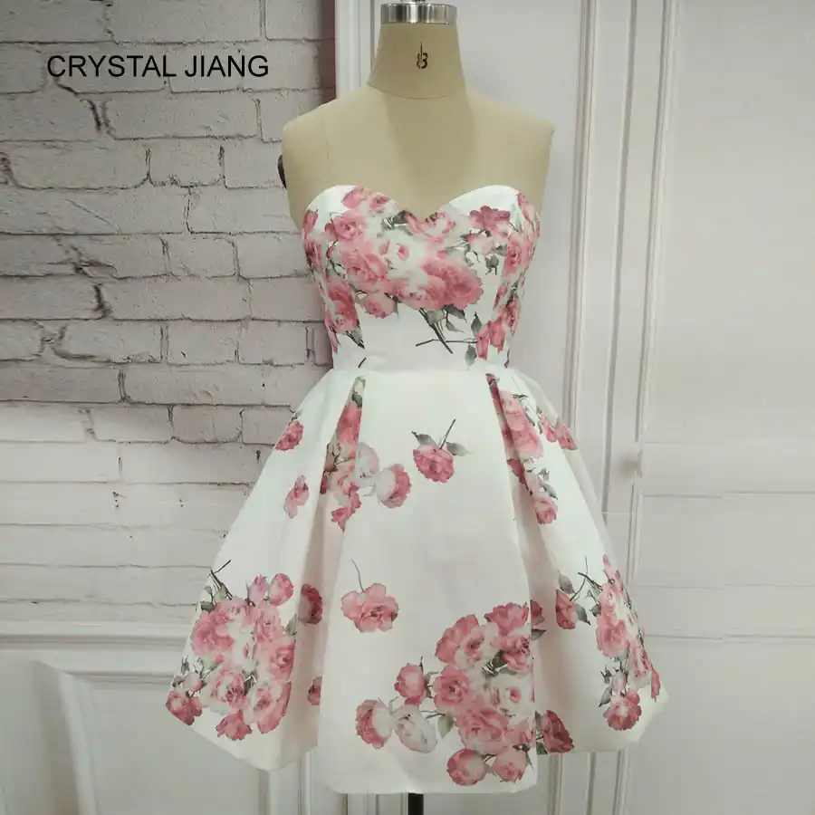 simple printed gown design