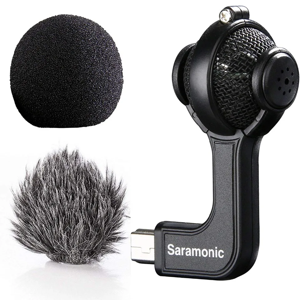 Saramonic G-Mic Stereo Ball Microphone with Foam & Furry Windscreens for GoPro HERO3, HERO3+ and HERO4
Saramonic G-Mic Stereo Ball Microphone with Foam & Furry Windscreens for GoPro HERO3, HERO3+ and HERO4