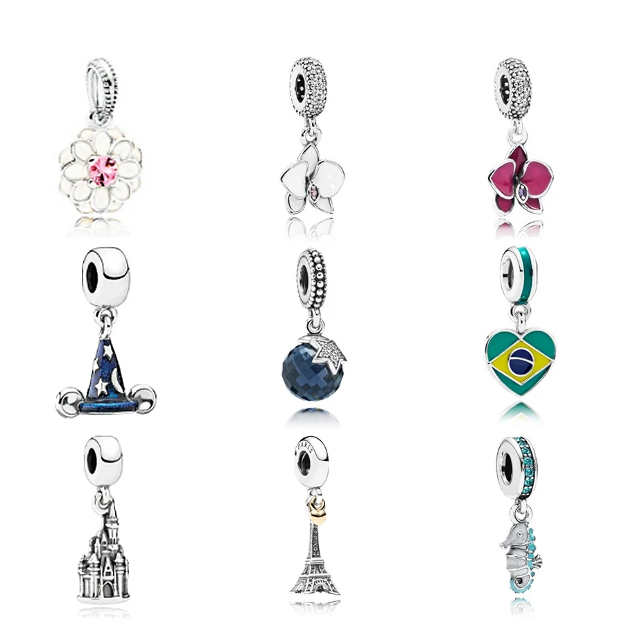 NEW 100% 925 Sterling Silver Flower type pendant charm Magic Hat Bead Collocation Bracelet DIY bracelet Factory wholesale
NEW 100% 925 Sterling Silver Flower type pendant charm Magic Hat Bead Collocation Bracelet DIY bracelet Factory wholesale