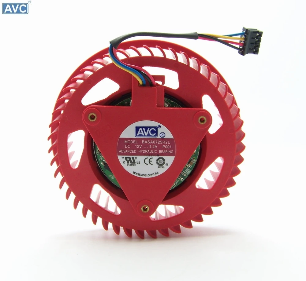 Free Shipping AVC BASA0725R2U 12V 1.20A For ATI HD5870 HD5970 graphics card fan turbine
Free Shipping AVC BASA0725R2U 12V 1.20A For ATI HD5870 HD5970 graphics card fan turbine