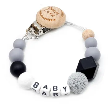 Personalized Name Silicone Pacifier Clips Pacifier Chain for Nipples Baby Shower Gift Kids Teething Toy 9 styles DIY holder
Personalized Name Silicone Pacifier Clips Pacifier Chain for Nipples Baby Shower Gift Kids Teething Toy 9 styles DIY holder