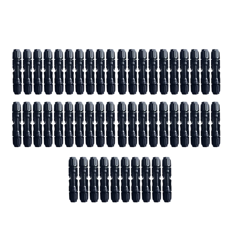 50 Unit MC4 Solar Connector Male and Female MC4 Connector Copper Tin Plating MC4 Solar Panel Connector 30A Solar Panel Connect
50 Unit MC4 Solar Connector Male and Female MC4 Connector Copper Tin Plating MC4 Solar Panel Connector 30A Solar Panel Connect