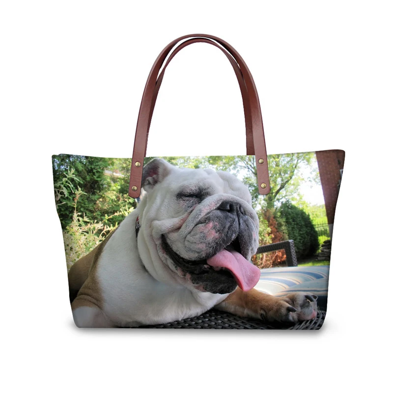Brand Designer Tote Cross-body Bags for Women Lovely Bulldog Pattern Female Top-handle Bag Messenger Bolsa Feminina
Brand Designer Tote Cross-body Bags for Women Lovely Bulldog Pattern Female Top-handle Bag Messenger Bolsa Feminina