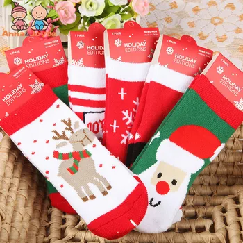 6pairs/lot Winter Baby Girls Boys Kids Socks Children Terry Snowflake Elk Santa Claus Christmas Bear
6pairs/lot Winter Baby Girls Boys Kids Socks Children Terry Snowflake Elk Santa Claus Christmas Bear