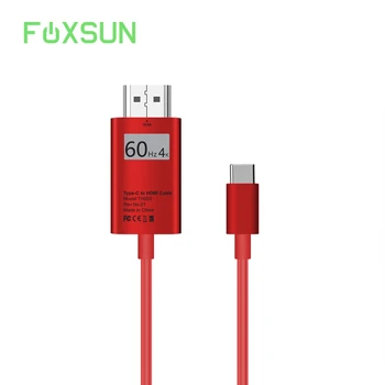 USB C to HDMI Cable 6.6ft,Type C to HDMI Adapter HDTV HDMI Adaptor 4K@60Hz for New MacBook Pro, Macbook, Samsung Galaxy S9/S8/S8
USB C to HDMI Cable 6.6ft,Type C to HDMI Adapter HDTV HDMI Adaptor 4K@60Hz for New MacBook Pro, Macbook, Samsung Galaxy S9/S8/S8
