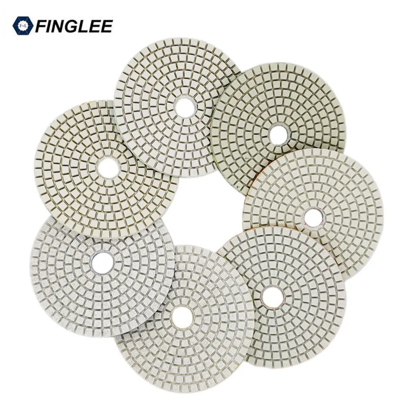 FINGLEE 10 pcs/lot 4 inch High Grade Granite,marble,Concrete Ceramic Stone work restoration Wet Diamond polishing pad Grit 30
FINGLEE 10 pcs/lot 4 inch High Grade Granite,marble,Concrete Ceramic Stone work restoration Wet Diamond polishing pad Grit 30