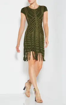 Free Shipping Bodycon Bandage Dress Womens New Fashion 2016 Studded Olive Green HL Bandage Dress Rayon High Quality
Free Shipping Bodycon Bandage Dress Womens New Fashion 2016 Studded Olive Green HL Bandage Dress Rayon High Quality