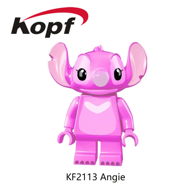 Single Sale Stitch ET Elliott Angie Gizmo Stay Puft Finn Stripe Building Blocks Bricks Figures Toys For Children Gift KF2113
Single Sale Stitch ET Elliott Angie Gizmo Stay Puft Finn Stripe Building Blocks Bricks Figures Toys For Children Gift KF2113
