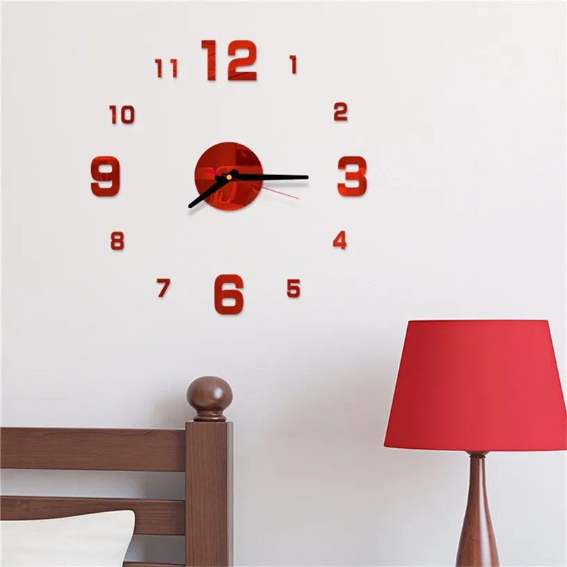 Acrylic Mirror Wall Clocks Horloge Stickers Home Decoration Living Room Quartz Needle Big Wall Clock Free Shipping 9M14
Acrylic Mirror Wall Clocks Horloge Stickers Home Decoration Living Room Quartz Needle Big Wall Clock Free Shipping 9M14