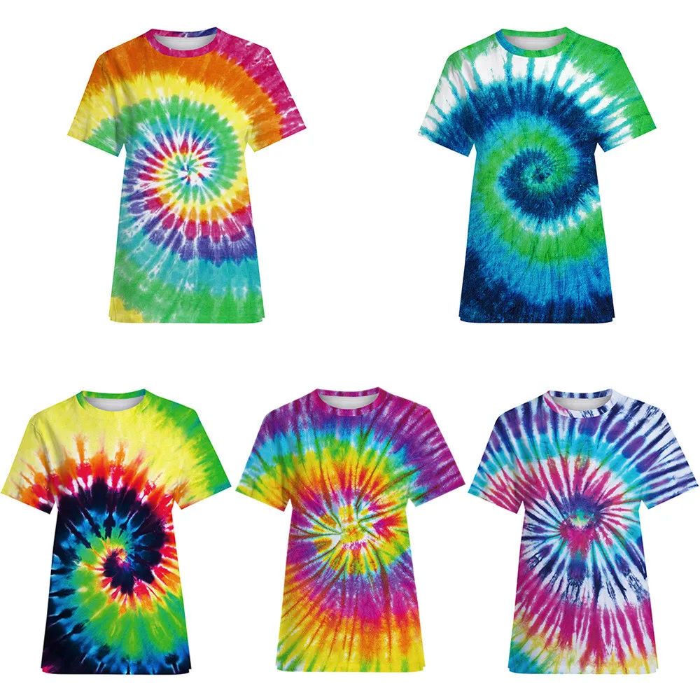 Tie Dyeing T-Shirt Fitness Harajuku Streetwear Men Breathable Clothes Summer Beach Couple Swimwear Mens Funny t shirts 2019
Tie Dyeing T-Shirt Fitness Harajuku Streetwear Men Breathable Clothes Summer Beach Couple Swimwear Mens Funny t shirts 2019