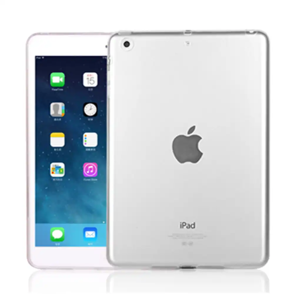 case for apple ipad mini 1 2 3,pocaton clear transparent back