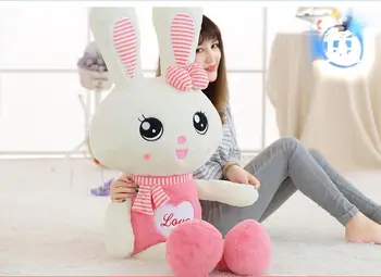 large 100cm love scarf rabbit plush toy pink rabbit soft doll throw pillow Christmas gift s2901
large 100cm love scarf rabbit plush toy pink rabbit soft doll throw pillow Christmas gift s2901