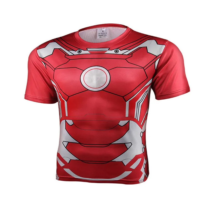 2017 Men's short sleeve 3 d T-shirt High quality Spiderman Superman Captain America Batman/Iron man/The hulk tights t shirt men
2017 Men's short sleeve 3 d T-shirt High quality Spiderman Superman Captain America Batman/Iron man/The hulk tights t shirt men