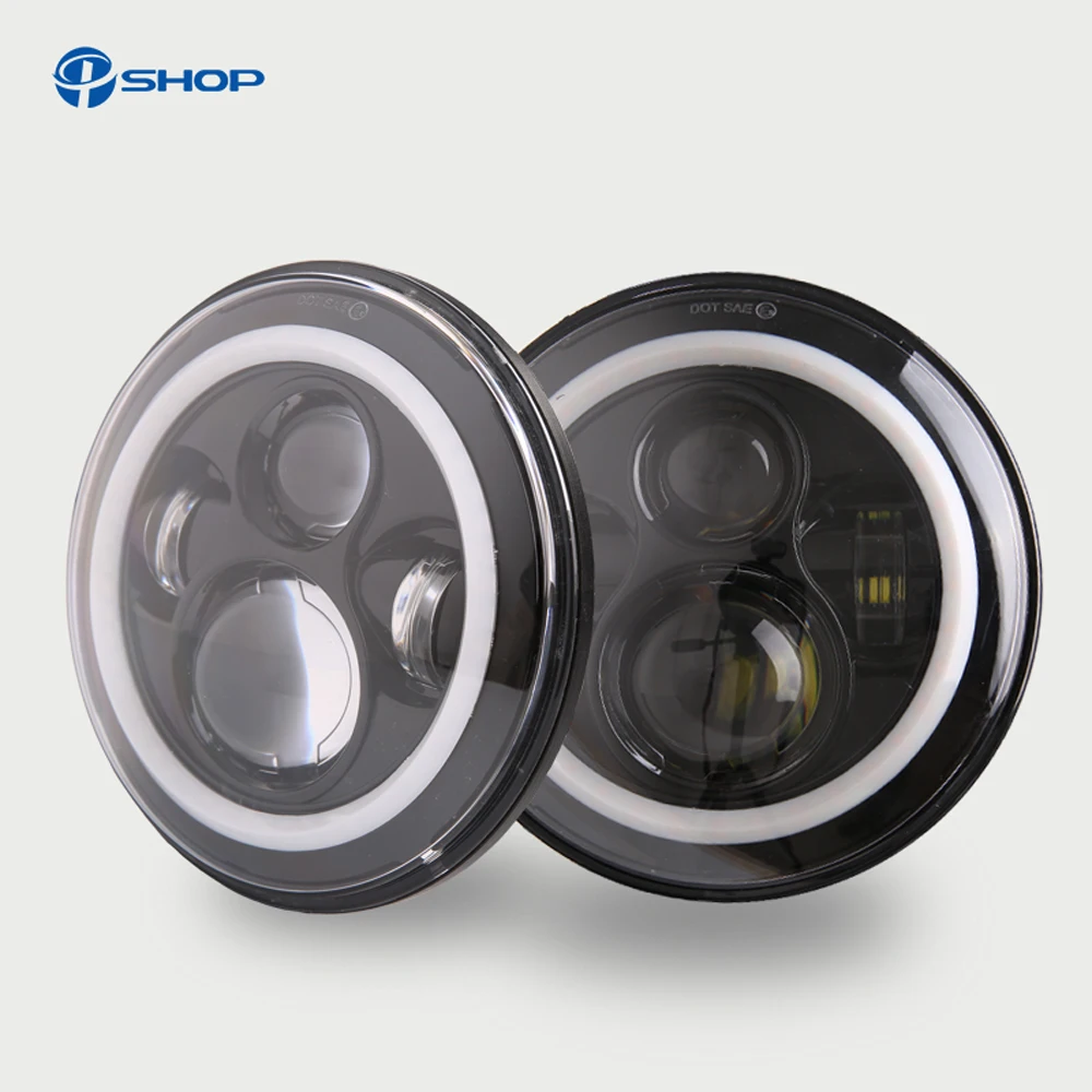 45W 30W 7 Inch Round Led Headlight with Angel Eye Auto for Russian Cars Jeep Wrangler Niva Lada 4x4 Car-styling 12V 24V
45W 30W 7 Inch Round Led Headlight with Angel Eye Auto for Russian Cars Jeep Wrangler Niva Lada 4x4 Car-styling 12V 24V