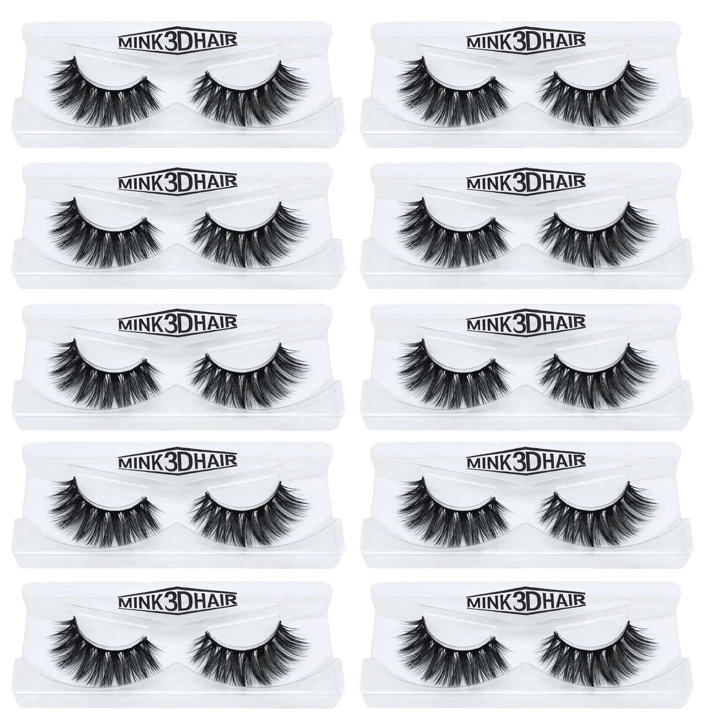 10Pairs/lot Lash Mink Eyelashes 3D Mink Hair Lashes Wholesale 100% Real Mink Fur Handmade Crossing Lashes Thick Lash
10Pairs/lot Lash Mink Eyelashes 3D Mink Hair Lashes Wholesale 100% Real Mink Fur Handmade Crossing Lashes Thick Lash