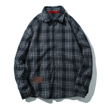 Oversized Shirt Men Loose Fit Fashion Loose Checkered Shirt Longsleeve Plaid Check Shirts For Men Streetwear Casual Dress T6V37
Oversized Shirt Men Loose Fit Fashion Loose Checkered Shirt Longsleeve Plaid Check Shirts For Men Streetwear Casual Dress T6V37