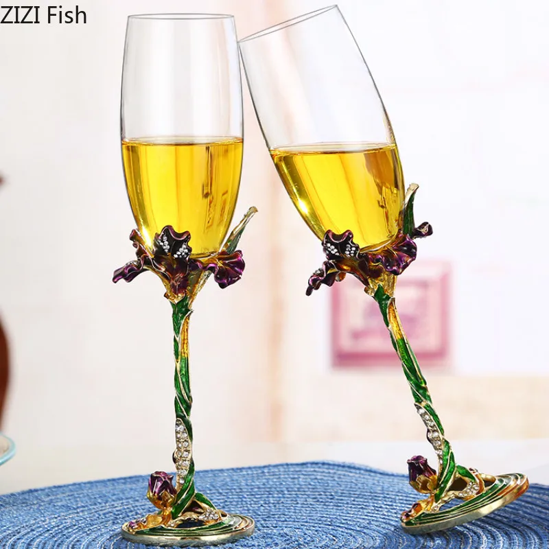Crystal Glass Goblet Two-piece Set Red Wine Champagne Glass European Style Home Decoration Wine Glasses Suit
Crystal Glass Goblet Two-piece Set Red Wine Champagne Glass European Style Home Decoration Wine Glasses Suit