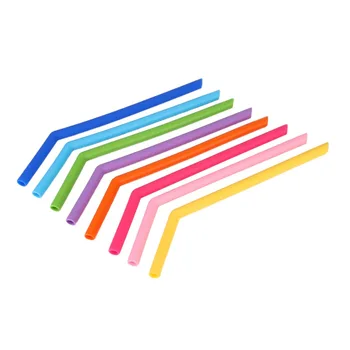 Food Grade Reusable Flexible Silicone Drinking Straws Set With Cleaning Brushes Tools
Food Grade Reusable Flexible Silicone Drinking Straws Set With Cleaning Brushes Tools