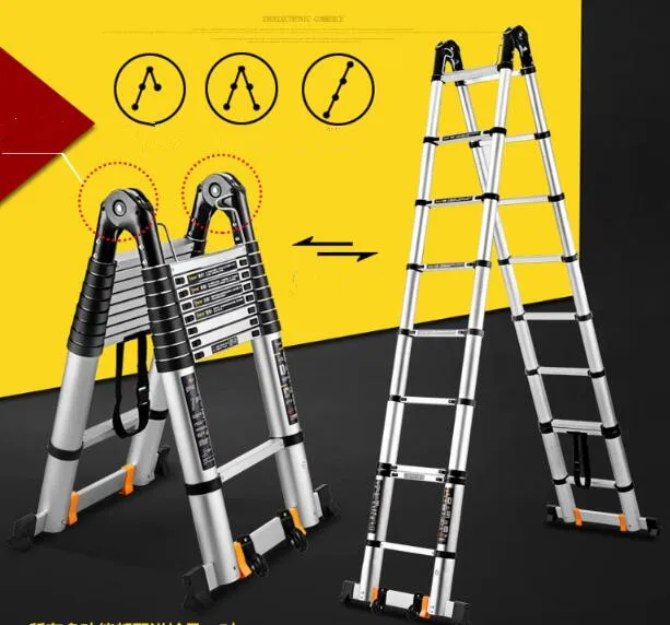 3.25M+3.25M Portable Aluminum Alloy Telescopic Ladder With Joint Multipurpose Retractable Straight Ladder Adjustable Ladder
3.25M+3.25M Portable Aluminum Alloy Telescopic Ladder With Joint Multipurpose Retractable Straight Ladder Adjustable Ladder