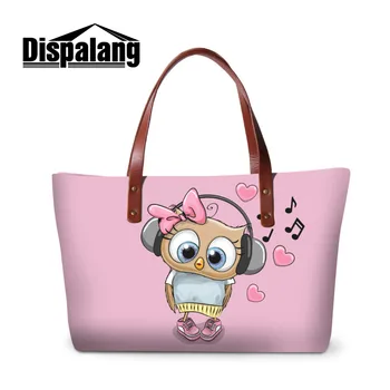 Dispalang Luxury Women Handbags Cute Cartoon Owl Print Shoulder Bags Large Tote Ladies Top-Handle Bag Animal Girls Handbags
Dispalang Luxury Women Handbags Cute Cartoon Owl Print Shoulder Bags Large Tote Ladies Top-Handle Bag Animal Girls Handbags