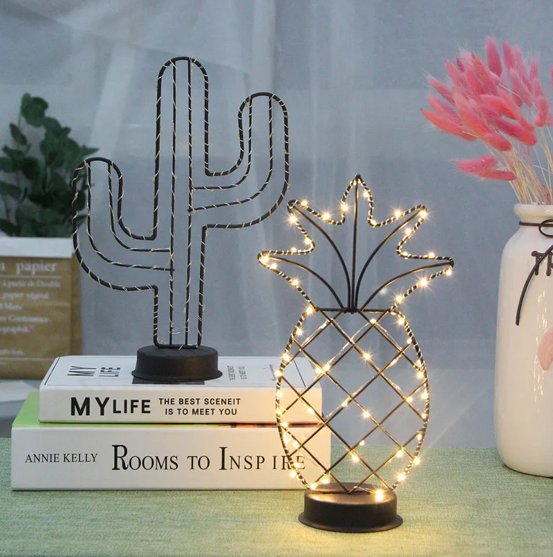 Nordic Battery Power By AAA LED Bulb Night Light Metal Cactus Shape Portable Lighting Fixtures Bedside Atmosphere Night Lamp
Nordic Battery Power By AAA LED Bulb Night Light Metal Cactus Shape Portable Lighting Fixtures Bedside Atmosphere Night Lamp