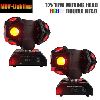 2pcs/lot 12x10W RGBW 4in1 LED Head Moving DMX Double Arms Rotate Stage Lights DJ
2pcs/lot 12x10W RGBW 4in1 LED Head Moving DMX Double Arms Rotate Stage Lights DJ