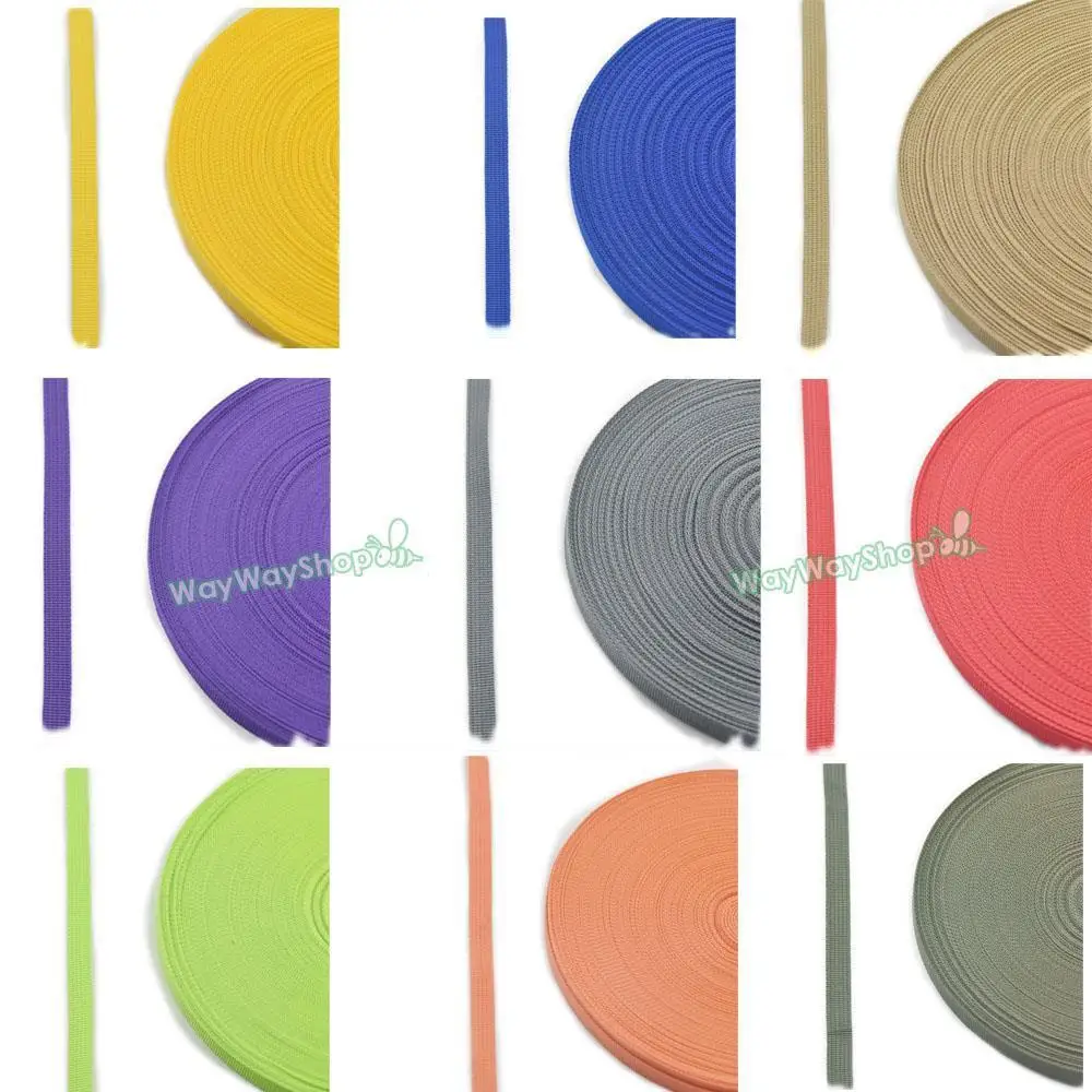 25 Yard 1/2" 12mm Polyester Belt Webbing Strap Rings Fabric Sews Tote Security hold Bags
25 Yard 1/2" 12mm Polyester Belt Webbing Strap Rings Fabric Sews Tote Security hold Bags