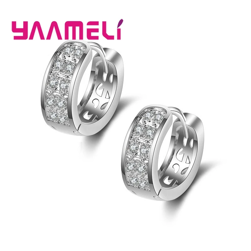 New Arrival Shining Silver Wide Mosaic African AAA Crystal Hoop Earrings for Women Bridal Wedding Ear Bijoux Jewelry
New Arrival Shining Silver Wide Mosaic African AAA Crystal Hoop Earrings for Women Bridal Wedding Ear Bijoux Jewelry