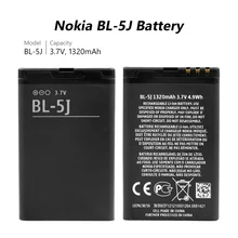 BL-5J BL 5J BL5J Baterai Ponsel untuk Nokia N900 X6 5800XM 5800i 5800W 5230XM 5233 5232 5235 X6-00 C3-00 5802 X1-00 3.7V 1320 MAh(China)