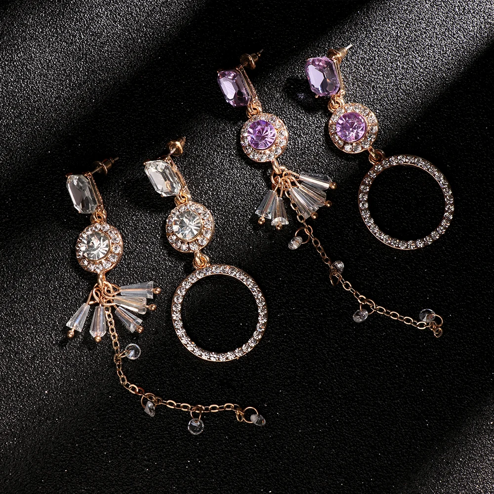 2019 Fashion Classic Crystal Rhinestone Geometric 1 Pair Women Dangle Earrings Long Asymmetrical Earrings Women Drops Earrings
2019 Fashion Classic Crystal Rhinestone Geometric 1 Pair Women Dangle Earrings Long Asymmetrical Earrings Women Drops Earrings