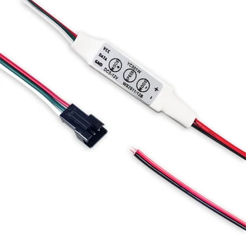 Mini LED Controller WS2811 WS2812B Controller DC 5V 12V 3keys Micro-Controller For Dream Color Led Pixels Strip Light 5-12V JQ
Mini LED Controller WS2811 WS2812B Controller DC 5V 12V 3keys Micro-Controller For Dream Color Led Pixels Strip Light 5-12V JQ