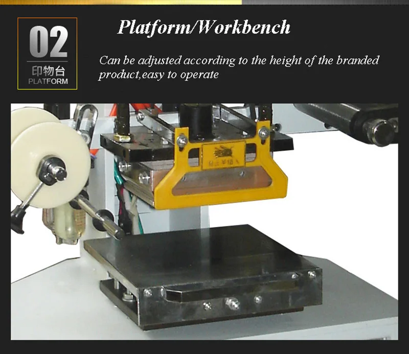 Автоматическая пневматическая машина для горячего тиснения тонкая верстак
