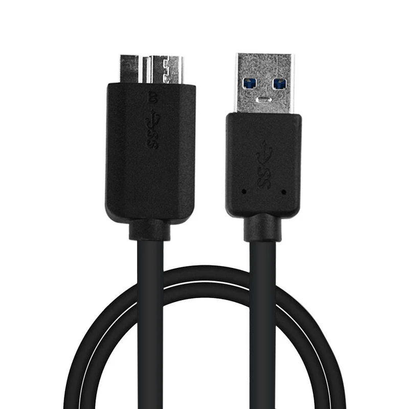 1pc 50cm USB 3.0 Male A to Micro B Data Cable Cord High Speed External Hard Drive Disk Cables 4.8Gbps Mayitr