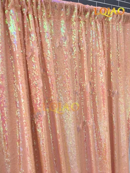 Two Color-Changed Peach Reversible Sequin Backdrop Curtain,4FTX8FT Mermaid Flip Up Sequin Fabric Wedding Photography Backdrop
Two Color-Changed Peach Reversible Sequin Backdrop Curtain,4FTX8FT Mermaid Flip Up Sequin Fabric Wedding Photography Backdrop