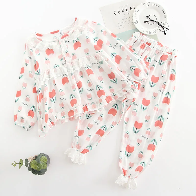 2018 New Cotton Kids Pajama set Linen Flowers Printing Baby Girl Pajamas Spring Autumn Sleepwear Infant Long Sleeves Pajamas
2018 New Cotton Kids Pajama set Linen Flowers Printing Baby Girl Pajamas Spring Autumn Sleepwear Infant Long Sleeves Pajamas