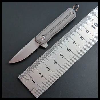 BJL Serge Mini Bean Folding Knives Titanium Handle D2 Blade Hunting Knife Outdoor Camping Survival Pocket Tool knife EF59
BJL Serge Mini Bean Folding Knives Titanium Handle D2 Blade Hunting Knife Outdoor Camping Survival Pocket Tool knife EF59