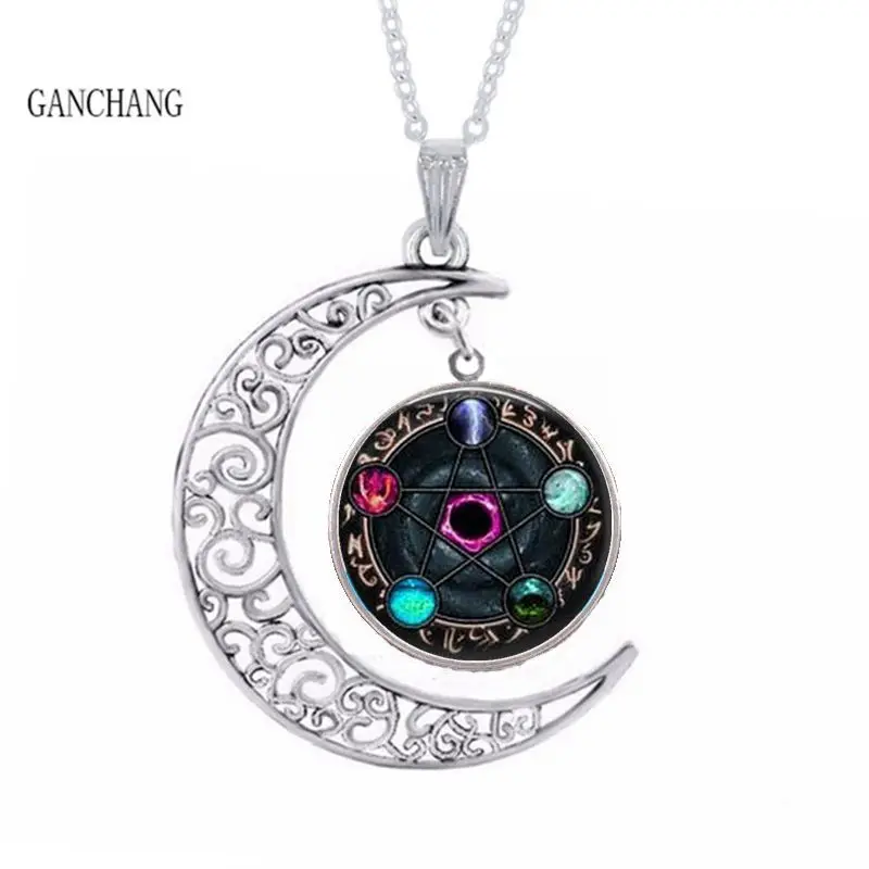 2019 New Wiccan Pendant Moon Necklace Zodiac Wicca Pagan Jewelry Glass Round Jewelry
2019 New Wiccan Pendant Moon Necklace Zodiac Wicca Pagan Jewelry Glass Round Jewelry