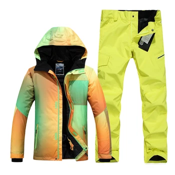 Snow Gsou double plate single board ski suit male suit outdoor wind proof and waterproof thermal insulation clothing gradient co
Snow Gsou double plate single board ski suit male suit outdoor wind proof and waterproof thermal insulation clothing gradient co