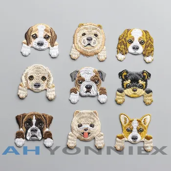 AHYONNIEX Brand 1 Piece Embroidery Dog Head Patches For Clothes Iron On Patch for T-shirt Dresses Top-level Clothing Applique
AHYONNIEX Brand 1 Piece Embroidery Dog Head Patches For Clothes Iron On Patch for T-shirt Dresses Top-level Clothing Applique