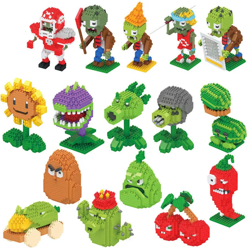 Nano Plants Vs Zombies Block Sunflower Cob Cannon Squash Diy Game Mini Building Brick Toy For Children Box Birthday Gift
Nano Plants Vs Zombies Block Sunflower Cob Cannon Squash Diy Game Mini Building Brick Toy For Children Box Birthday Gift