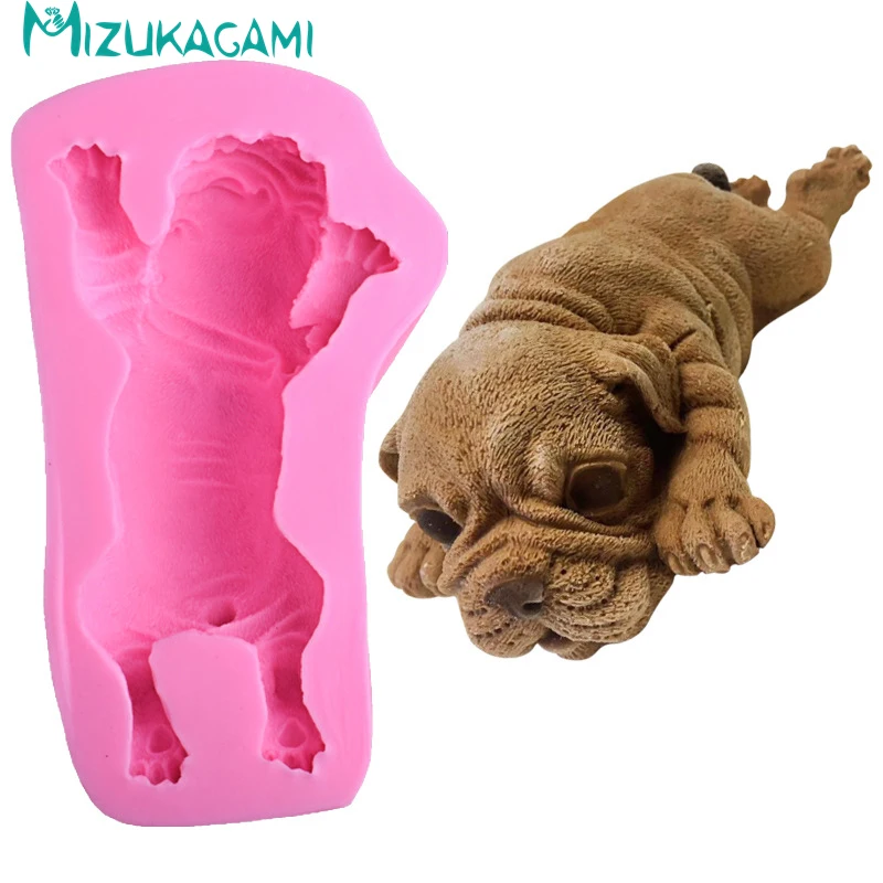 Shar Pei силиконовая форма для помады мусс самостоятельной выпечки украшения торта