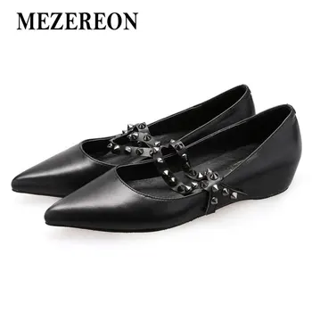 MEZEREON Fashion Shoes Woman Genuine Leather Ballet Flats Women Elegant Flats Girls Party Dress Shoes Zapatos Mujer
MEZEREON Fashion Shoes Woman Genuine Leather Ballet Flats Women Elegant Flats Girls Party Dress Shoes Zapatos Mujer