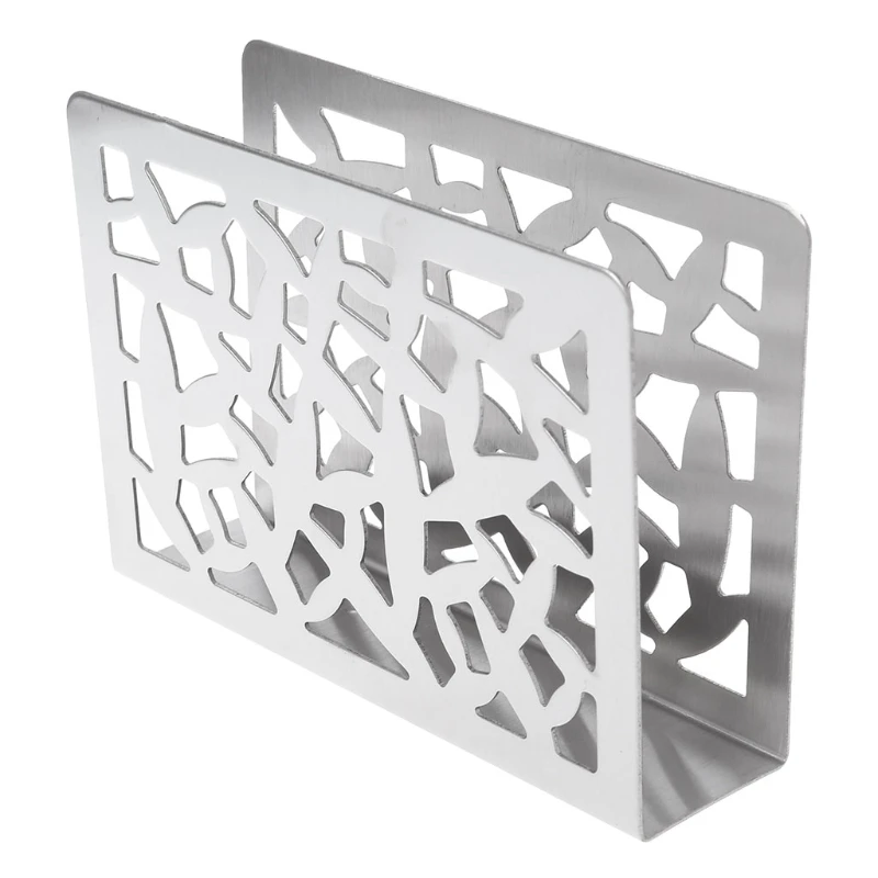 NEW Stainless Steel Napkin Rack Box Tissue Holder Cutlery Hollow Design Table Decor
NEW Stainless Steel Napkin Rack Box Tissue Holder Cutlery Hollow Design Table Decor