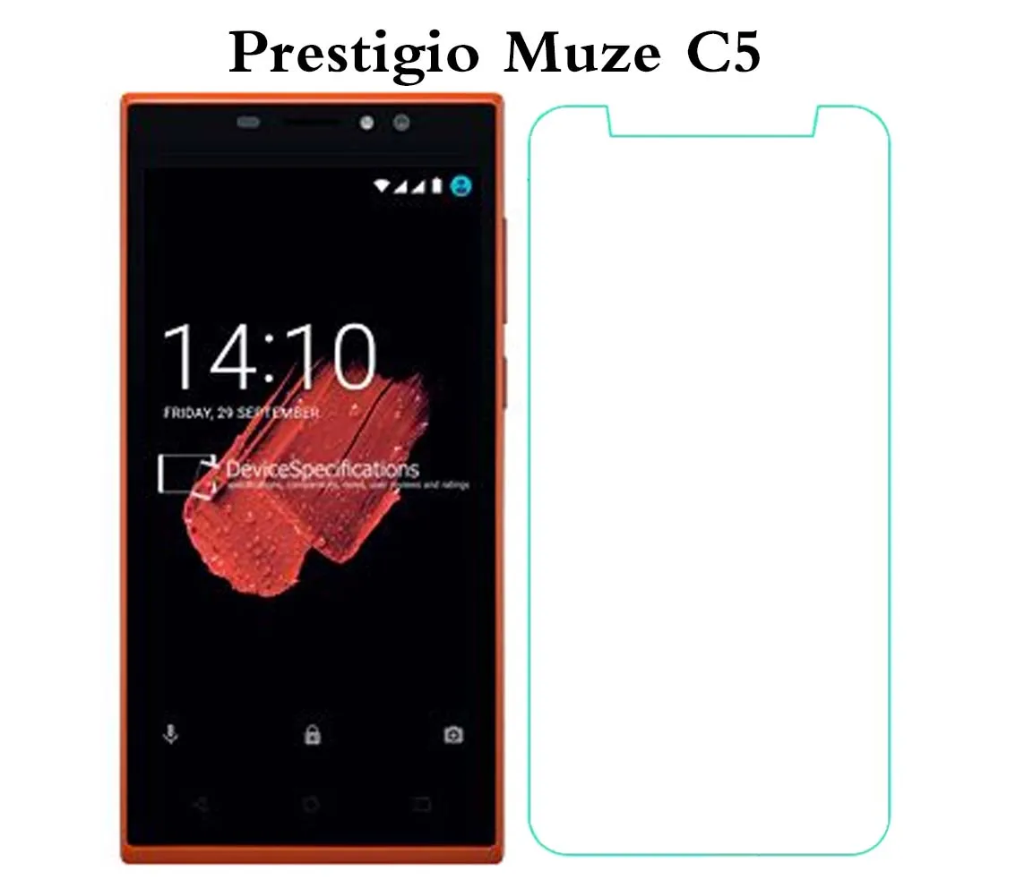 Tempered Glass Film FOR Prestigio Muze C5 PSP5510 DUO Screen Protector Premium Scratch-proof Protective Front Glass Film
Tempered Glass Film FOR Prestigio Muze C5 PSP5510 DUO Screen Protector Premium Scratch-proof Protective Front Glass Film