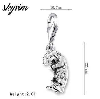Skyrim 10Pcs Zinc Alloy Vintage Jewelry Accessories Making Lobster Clasp Animal Sea Otter Charm DIY Handmade Jewelry Findings
Skyrim 10Pcs Zinc Alloy Vintage Jewelry Accessories Making Lobster Clasp Animal Sea Otter Charm DIY Handmade Jewelry Findings
