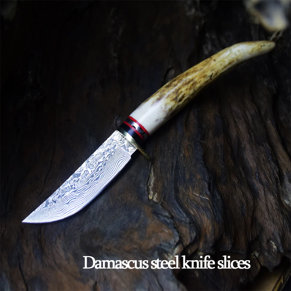 Damascus laminated steel shank with portable outdoor Knife tactical camping knives hunting tool Fixed Blade tactical knife
Damascus laminated steel shank with portable outdoor Knife tactical camping knives hunting tool Fixed Blade tactical knife