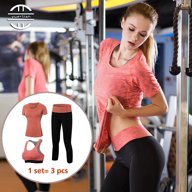 Yuerlian 3 Pcs Quick Dry Yoga Set Workout Sport Suit Fitness Tight Sexy Sports Bra Top Leggings Yoga Clothes Tracksuit For Women
Yuerlian 3 Pcs Quick Dry Yoga Set Workout Sport Suit Fitness Tight Sexy Sports Bra Top Leggings Yoga Clothes Tracksuit For Women